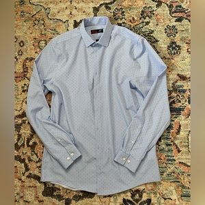 Medium Men’s J Ferrar Stretch Slim Long Sleeve Dress Shirt